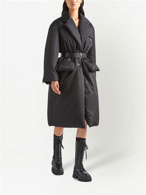 prada belted coat|Prada coat sale.